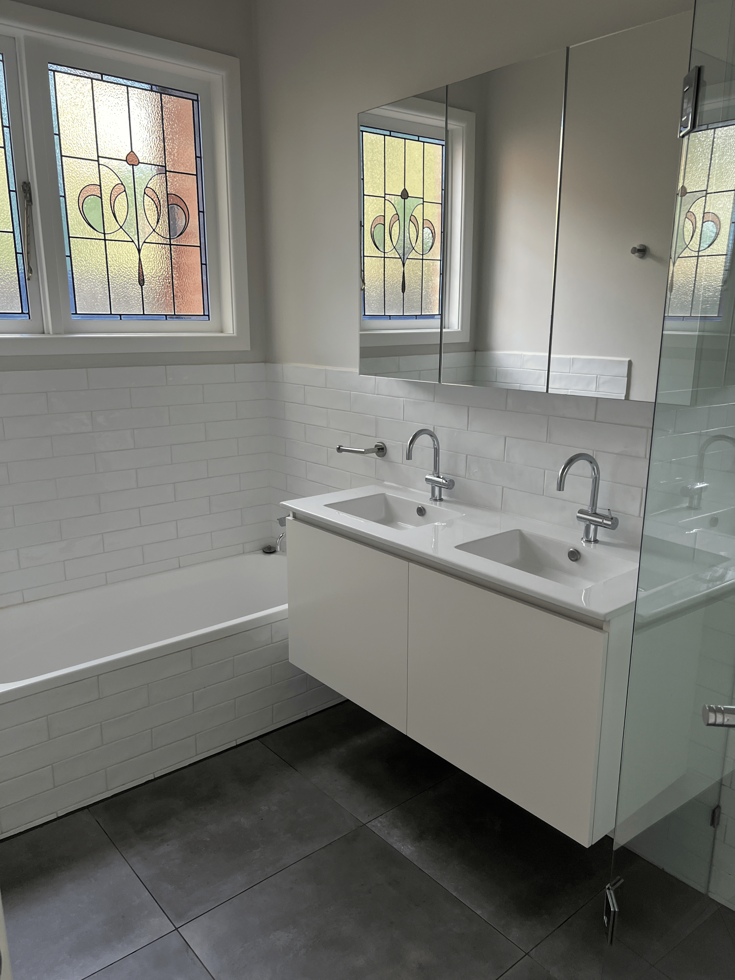 Bathroom shower cleaning detail by Diamond Spark Cleaning
